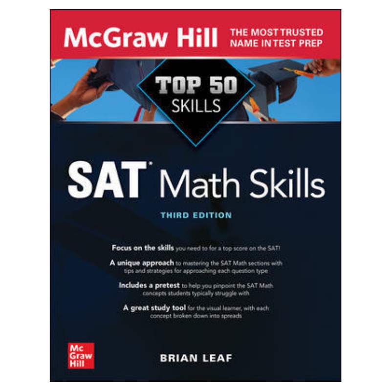 Mcgraw Hill|หนังสือ9781264274802|TOP 50 SAT MATH SKILLS | Shopee Thailand