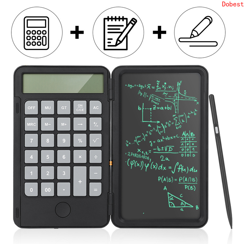 เครื่องคิดเลข-แบบพกพา-พร้อมปากกาสไตลัส-2-in-1-writing-board-calculator-เครื่องคิดเลขกระดานเขียน-mini-size