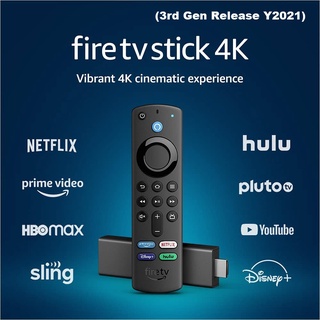 Amazon Fire TV Stick 4K streaming device with latest Alexa Voice Remote (includes TV controls), Dolby Vision (พร้อมส่ง)