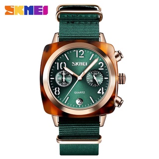 SKMEI Luxury Fashion Women Watches Men Quartz Wristwatches Waterproof Stopwatch Multi dial Quartz Watches relogio femini