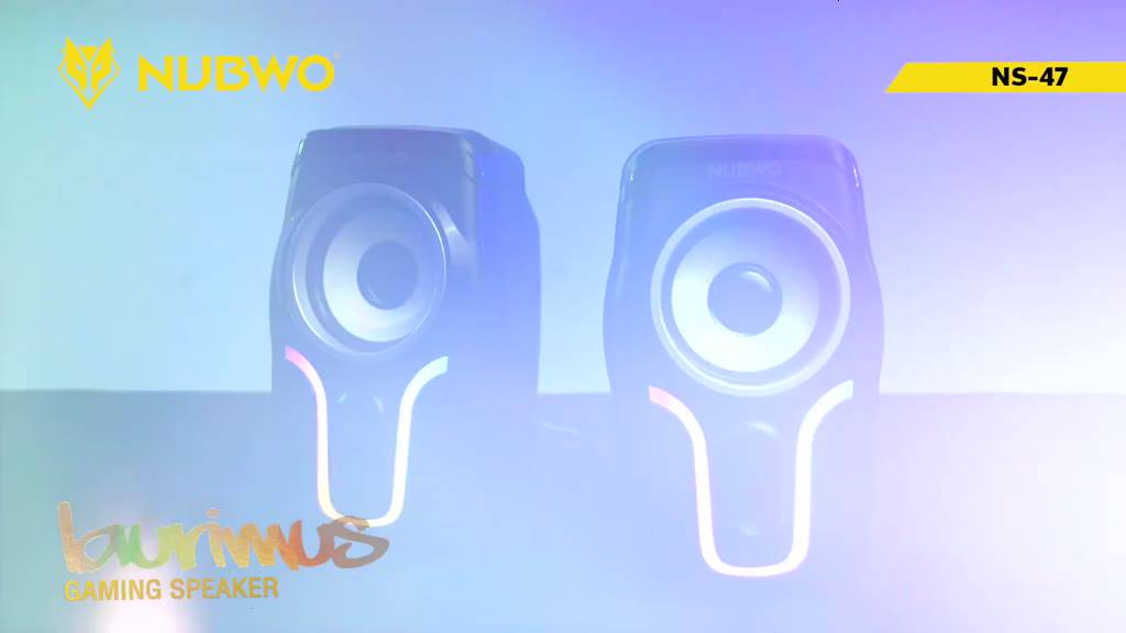 Nubwo Laurimus ลำโพงเกมมิ่งตั้งโต๊ะ Speaker Gaming ตกแต่งด้วยไฟ RGB ...