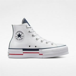 Converse รองเท้าผ้าใบผู้หญิง Chuck Taylor All Star Lift Retro Denim Hi | White ( A03961CU3WTXX )