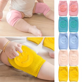 สนับเข่าเด็ก 1คู่ ปกป้องเข่าหัดคลาน ถุงเข่าเด็ก กันลื่น  สำหรับ 1- 3 years