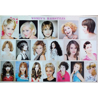 โปสเตอร์ รูปภาพ ทรงผม Hairstyles ภาพทรงผม รูปทรงผม โปสเตอร์ติดผนัง โปสเตอร์สวยๆ poster ส่งEMSด่วนให้เลยครับ