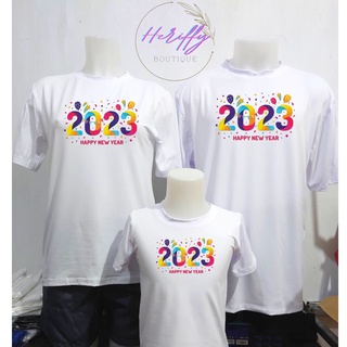 เสื้อยืดHeriffy New Year 2023 Unisex Kids to Adult Family T-Shirt