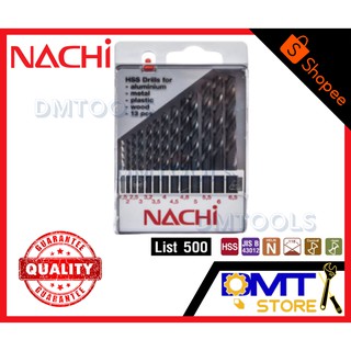 NACHI ชุดดอกสว่าน M-01 (1.50-6.50mm) 13 ดอก/ชุด