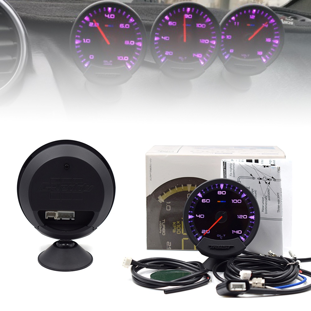 GReddy Sirius Meter Series Trust 74mm 7 สี Water Temp Oil Temp Oil ...