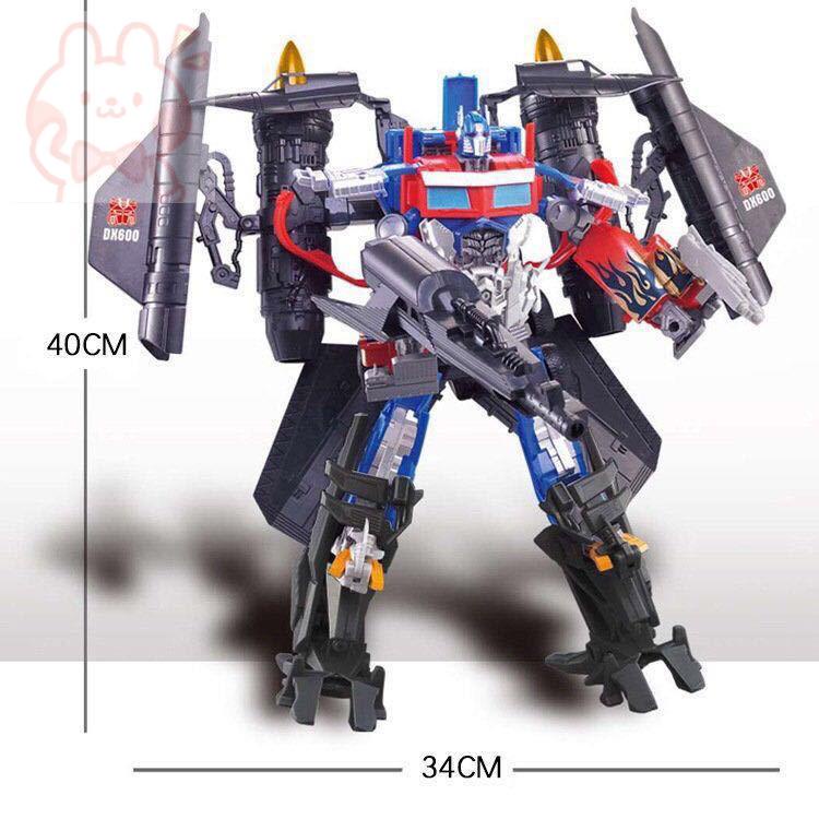 model-carรถtransformers-transformers-5-gift-box-large-optimus-prime-ช่อง-skyfire-deformation-fitted-car-model-hand-made