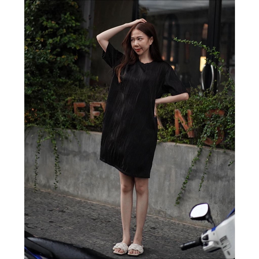 belly-dress-price-450-เดรสคอกลม-ผ้านำเข้า-ไม่ต้องรีด-ใส่ง่าย-สบายยย-สาวๆใส่ได้ทุกไซส์ค้าา-size-อกก่อนยืด-42-48