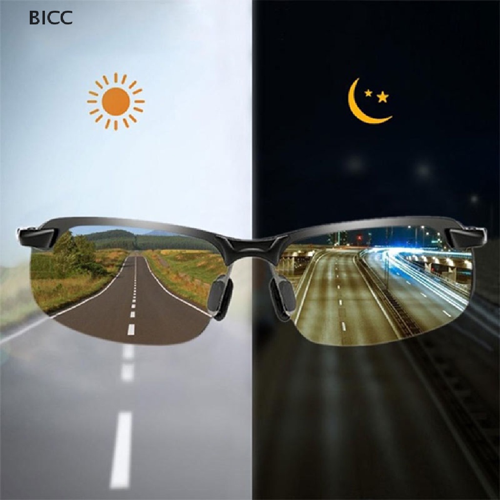 BI Polarized Photochromic Sunglasses Day And Night Driving Fishing