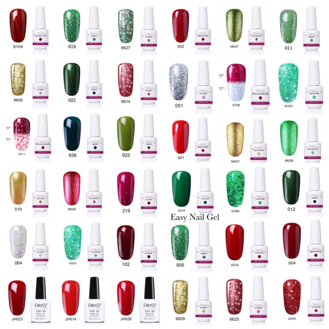 สีทาเล็บเจล-garear-สี-christmas-ขนาด-8-ml-สีฮ่องกงนำเข้า-มาตราฐาน-msdsและ-sgs-ส่งฟรี-เก็บปลายทาง