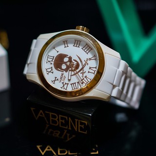 นาฬิกา Vabene แท้ หน้าปัด45มม. สายอคิลิค ควอซ์ มี6สี รุ่นPirata นาฬิกาข้อมือ นาฬิกาแฟชั่น นาฬิกาผู้ชาย จากอิตาลี ประกัน