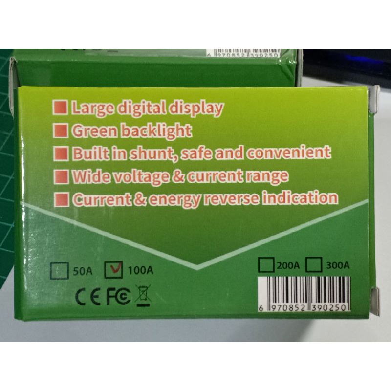 DC Power Meter รุ่น 0300V / 300A Peacefair มีShuntในตัว Shopee Thailand