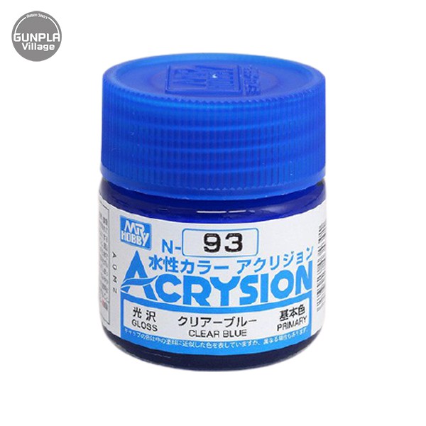 Mr.Hobby MR.ACRYSION COLOR N-93 CLEAR BLUE 4973028034301 (สี) | Shopee ...