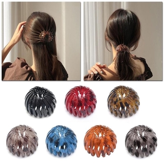 สินค้า Fashion Leopard Print Hair Clips/Retro Expanding Crystal Hair Claw/Women\'s Hairstyle Tool