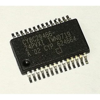 CY8C29466-24PVXI # IC PSOC MICRICONTROLLER 32KB ไอซีไมโครคอนโทรลเลอร์