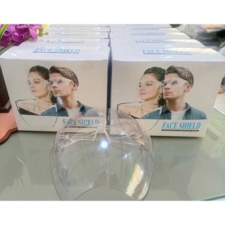 พร้อมส่ง FACE SHIELD  หน้ากากป้องกันอะคริลิคแบบเต็มหน้า เฟสชิว ช่วยป้องกันละอองฝอย