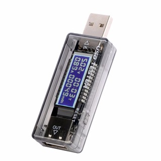 แท่งชาร์จ เทส วัด ทดสอบ แรงดัน กระแส กำลัง ความจุรวม ผ่านพอร์ต USB Keveisi KWS USB Monitor Charger Meter Tester Batt