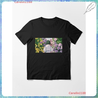 2022 Spirited Away Haku Spirited Away Essential T-Shirt เสื้อยืด ดพิมพ์ลาย เสื้อยืดผ้าฝ้าย คอกลม cotton แฟชั่น discount