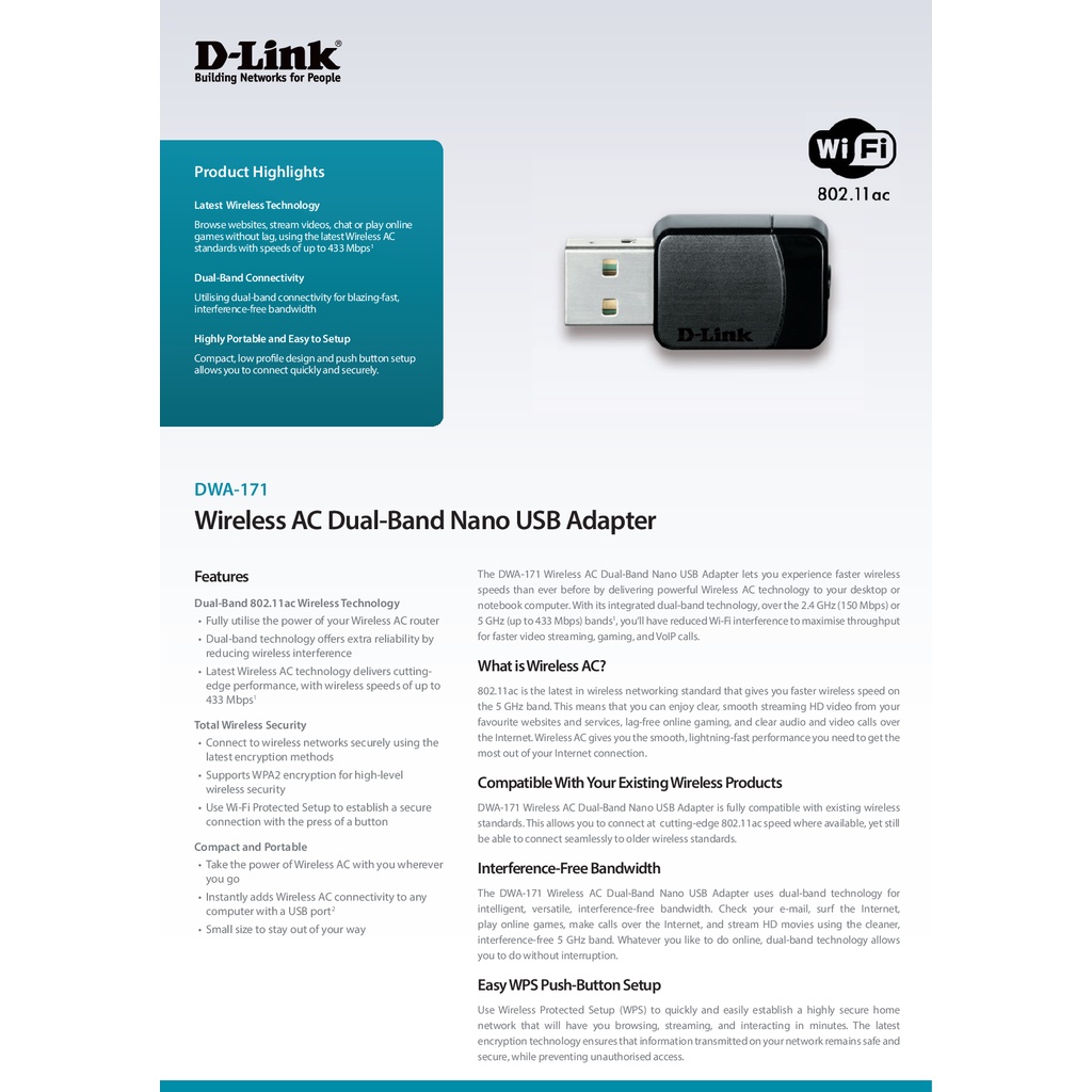 wireless-usb-adapter-d-link-dwa-171-ac600-dual-band-ของแท้รับประกันตลอดอายุการใช้งาน