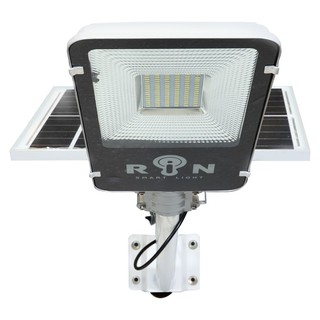 ไฟถนน ไฟถนน SOLAR RIN 216049601 อะลูมิเนียม/แก้ว สีดำ โคมไฟภายนอก โคมไฟ หลอดไฟ LED SOLAR STREET LIGHT RIN 216049601 ALUM