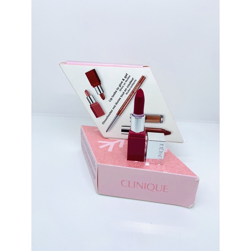 clinique-06-ลิปสติก-rose-pop-ของแท้-ขนาดทดลอง