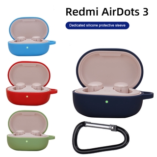 เคสซิลิโคนป้องกันรอยขีดข่วนสําหรับ Redmi Airdots 3 Pure Color