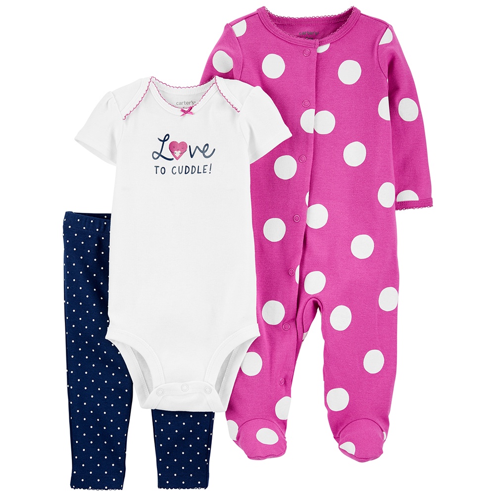 carters-girl-3pc-mps-purple-ชุด-set-3-ชิ้น-ชุดหมีแขนยาวคลุมเท้า-บอดี้สูท-กางเกง-พิมพ์ลาย-สำหรับเด็กผู้หญิง