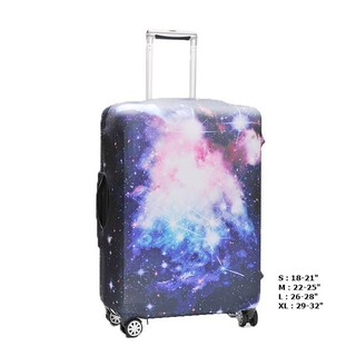 Chu Luggage  ผ้าคลุมกระเป๋าเดินทางลายดาว  รุ่น049  สีน้ำเงิน