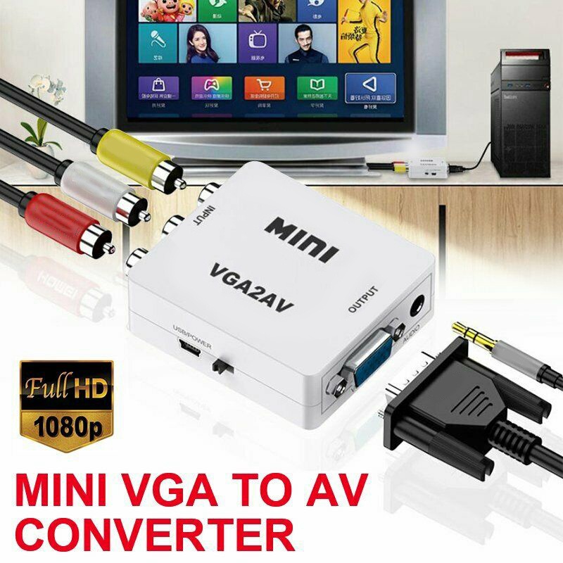 อะแดปเตอร์แปลง-vga-เป็น-av-mini-scaler-รองรับ-1080p-vga2av-แปลง-pc-เป็น-tv-hd-คอมพิวเตอร์-เป็น-tv