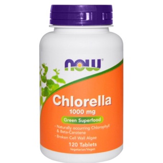 Chlorella Chlorophyll & Beta-Carotene ต้านอนุมูลอิสระ (antioxidant) ลดคอเลสเตอรอล 1000mg หรือ 500mg หรือ400mg หรือแบบผง