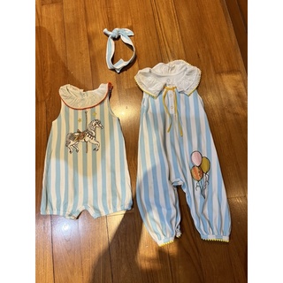 baby lovett แพคคู่ size 18-24m พร้อมคาดผม used สภาพสวยๆ