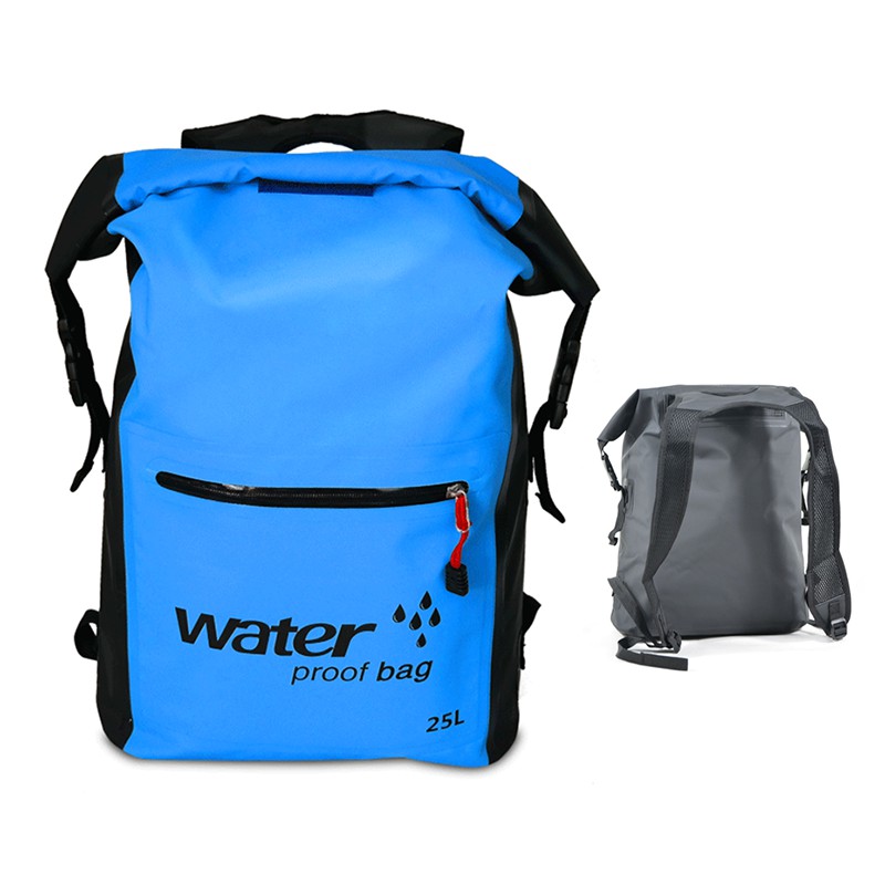 ภาพสินค้าSG กระเป๋าเป้สะพายหลังกันน้ำ 25L waterproof bag ใส่ว่ายน้ำ ล่องแก่ง พายเรือ จากร้าน saygoodshop บน Shopee ภาพที่ 4