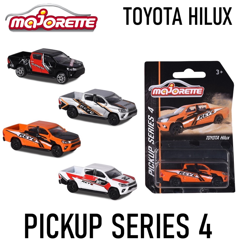 ภาพหน้าปกสินค้าTOYOTA HILUX REVO ลิขสิทธิ์แท้ MAJORETTE 1/64 โมเดลรถกระบะ จากร้าน patiphankaewseansuk บน Shopee