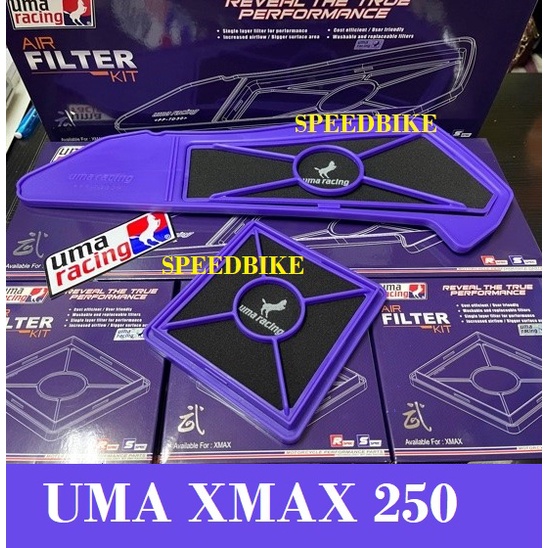 Uma RACING XMAX X MAX 250 AIR FILTER AIR BOX / CVT FILTER-CRANKCASE ...