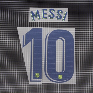 2018-09 MESSI 10 BARCELONE Away Ver. Uefa use NAME SET Transfer Film