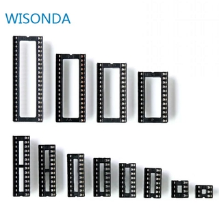 ซ็อกเก็ต IC DIP6 DIP8 DIP14 DIP16 DIP18 DIP20 DIP28 DIP40 ตัวเชื่อมต่อ IC ซ็อกเก็ตอะแดปเตอร์ซ็อกเก็ต