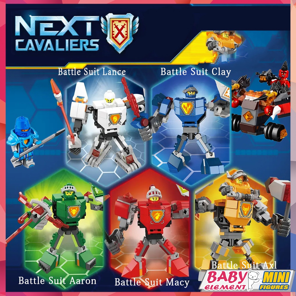 บล็อกตัวต่อ-nexo-knights-series-ดินน้ํามัน-ของเล่นเสริมการเรียนรู้เด็ก-diy