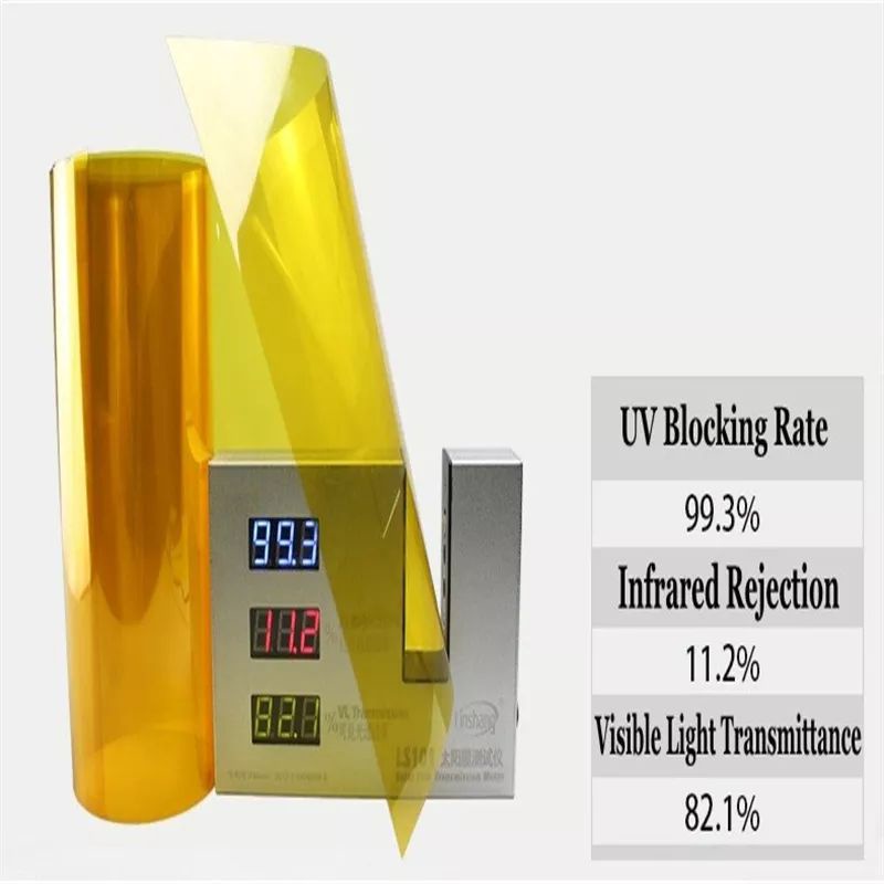 ฟิล์มเหลืองไล่แมลง-yellow-tint-for-insect-proof-uv-protection-sefety-explosion-proof