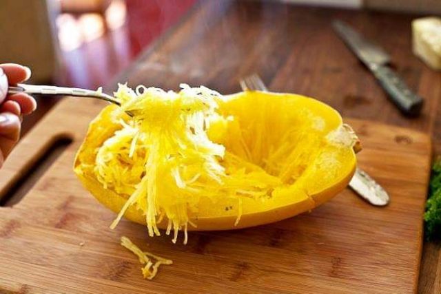 ฟักทองสปาเก็ตตี้-spaghetti-squash-เมล็ดพันธุ์