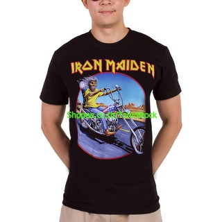 เสื้อยืดวินเทจเสื้อวง Iron Maiden เสื้อผ้าแฟชั่น ไอเอิร์นเมเดน ไอร่อน เสื้อยืด วงดนตรี เสื้อวินเทจ RCM1728S-5XL