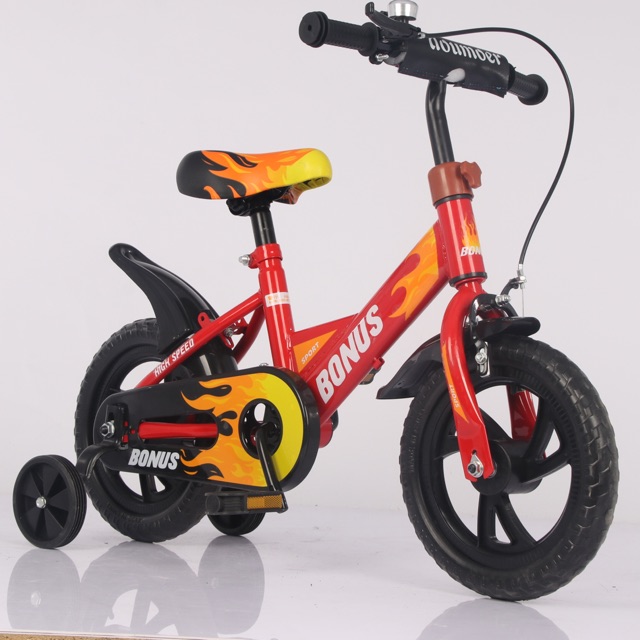 ภาพหน้าปกสินค้าจักรยาน 12นิ้ว เหล็ก ล้อพลาสติก แถม กระดิ่ง เหมาะกับเด็ก 1.5-3 ขวบ รุ่น: DS-ZS1912