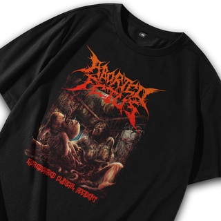 เสื้อยืดโอเวอร์ไซส์เสื้อยืด พิมพ์ลายวงร็อคร็อค ABORTED FETUS Scratchoaked Clinical Accident 3 Music Rock โอเวอร์ไซซ์ สไต