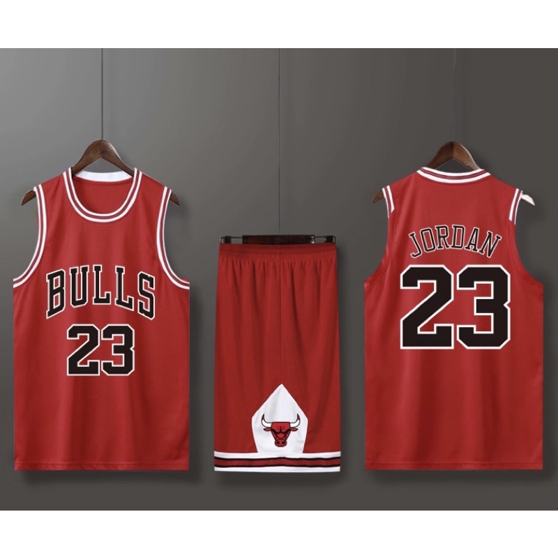 เสื้อบาส-ชุดบาส-ทีมbulls-เบอร์-23-พร้อมส่ง