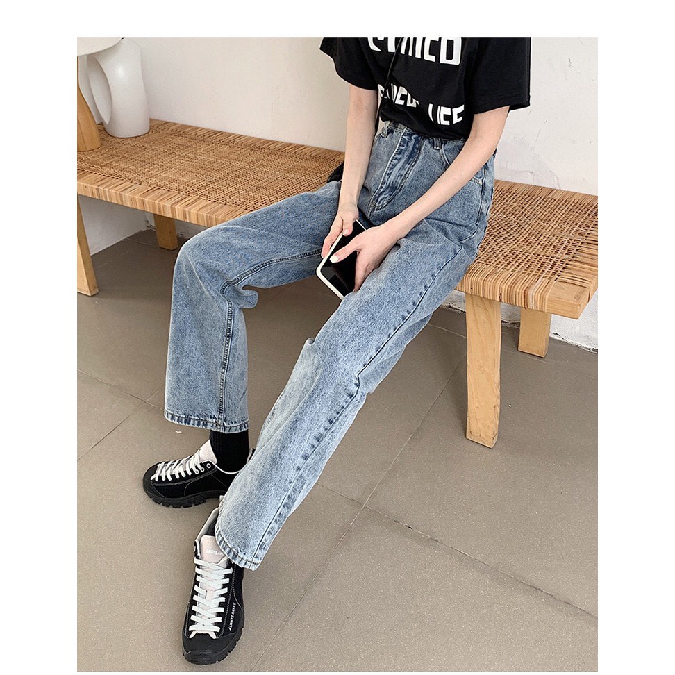 cc-jeans-068-กางเกงยีนส์ผู้หญิง-เอวสูง-กระบอก