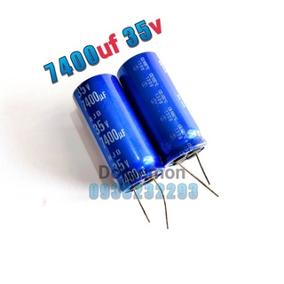 Capacitor Electrolyte คาปาซิเตอร์ 7400UF 35V ตัวเก็บประจุ อิเล็กโทรไลต