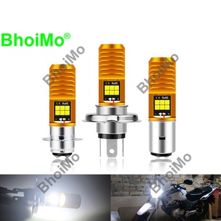 Bhoimo หลอดไฟตัดหมอก P15D Led สําหรับรถจักรยานยนต์สกูตเตอร์ไฟฟ้า H4 3030 12 Smd สีขาว Dc12V