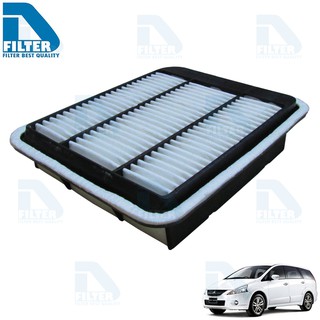 กรองอากาศ Mitsubishi มิตซูบิชิ Spacewagon สเปซวาก้อน (เครื่อง 2.4) By D Filter (ไส้กรองอากาศ) (DKA059)