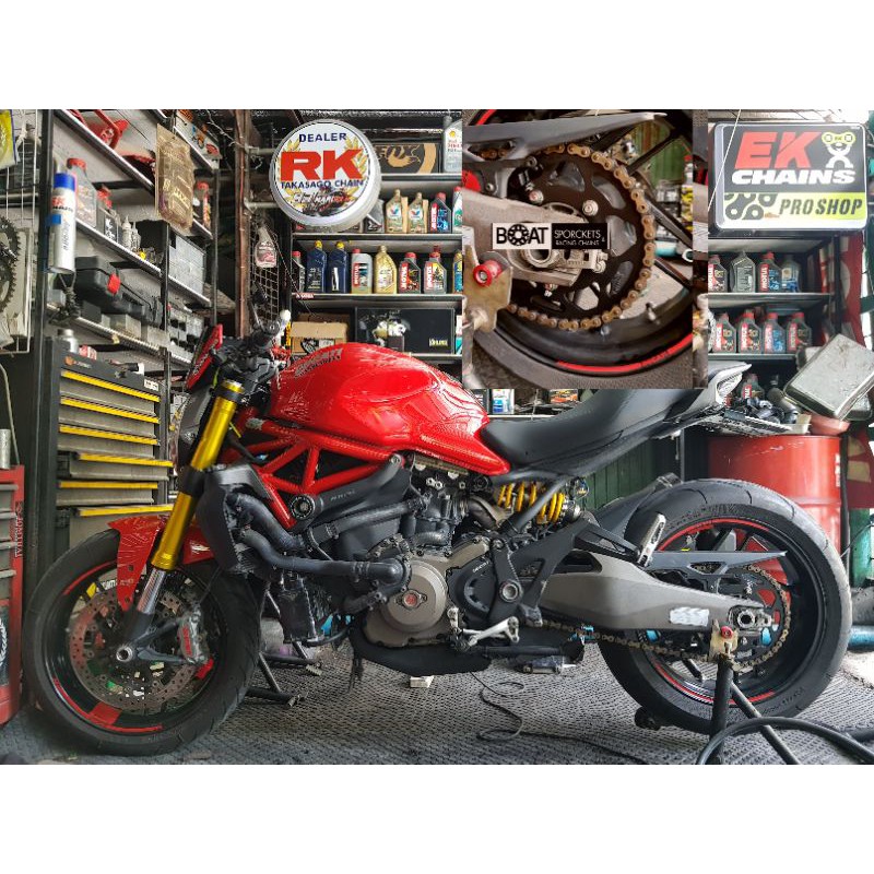 สเตอร์หลัง-ducati-monster821-scamble800-ขนาด-520-46ฟัน-ร้านโบ๊ทโซ่สเตอร์-อ่อนนุช