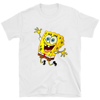 ทางเลือกที่ดีที่สุดของคุณGildan เสื้อยืดคอกลม ผ้าฝ้าย 100% พิมพ์ลาย Spongebob แฟชั่นคลาสสิก สําหรับผู้ชายS-5XL